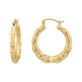 Bamboo Hoop Earrings - My Store