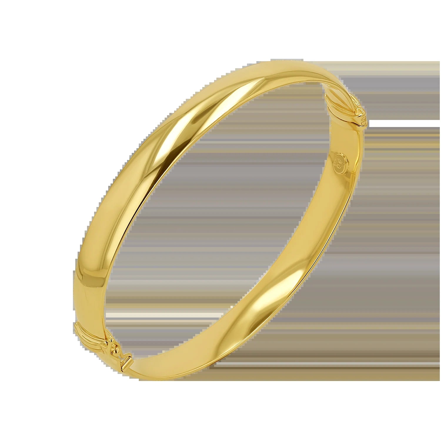 Chunky Hinged Bangle (7Mm) - My Store