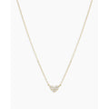 Diamond Pavé Mini Heart Necklace - My Store