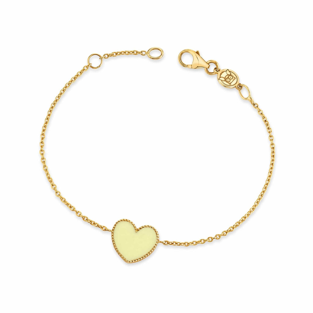 Enamel Heart Bracelet - My Store