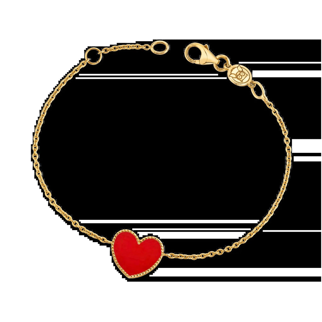 Enamel Heart Bracelet - My Store