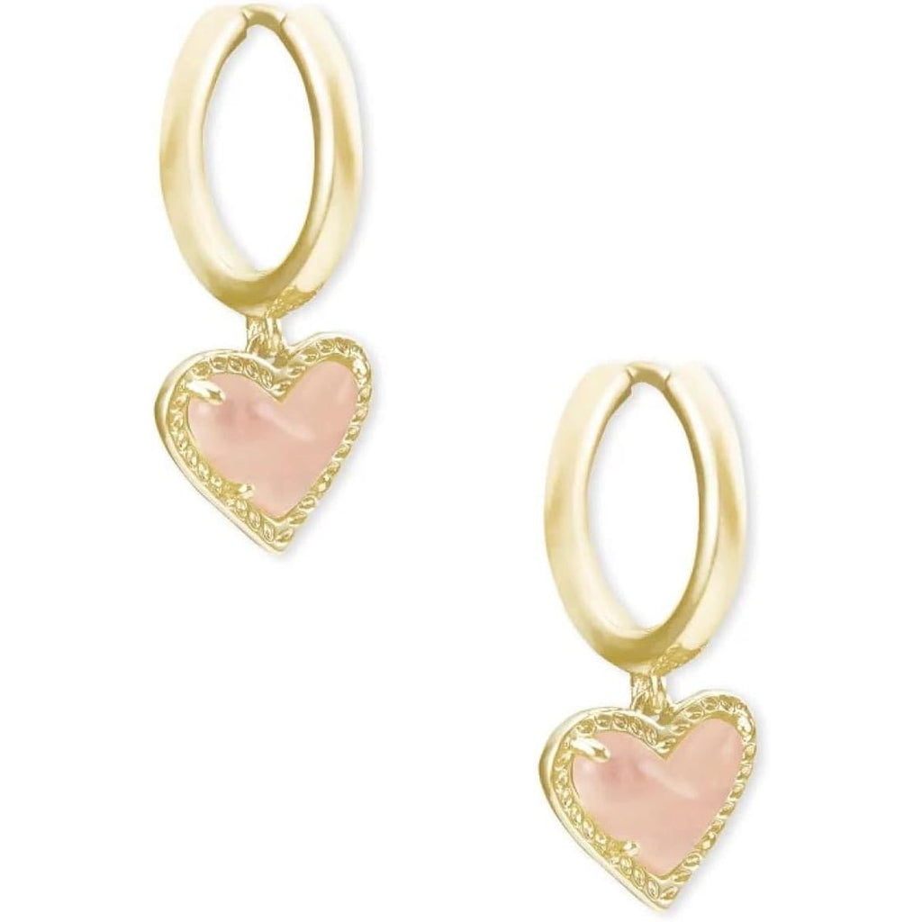 Kendra Scott Ari Heart Huggie Earrings for Women, Fashion Jewelry - My Store
