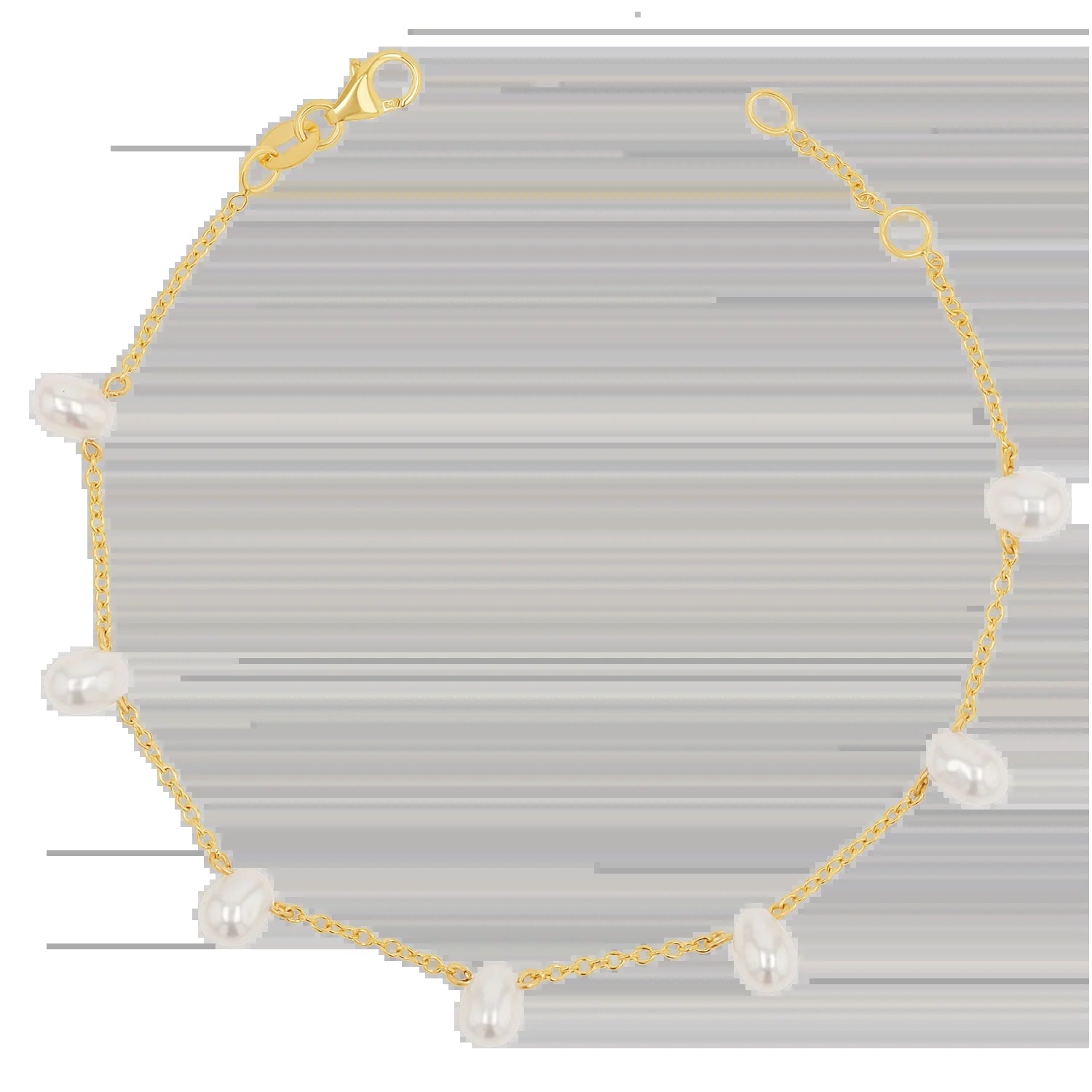 Pearl Drop Station Bracelet - My Store