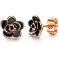 Rose Flower Stud Earrings for Women Sensitive Ears, Hypoallergenic Cute Gold and Silver Rose Flower Earrings Studs for Women Nickel Free - My Store