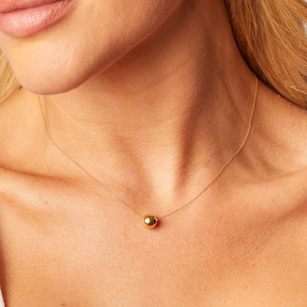 Solitaire Ball Slider Necklace - My Store