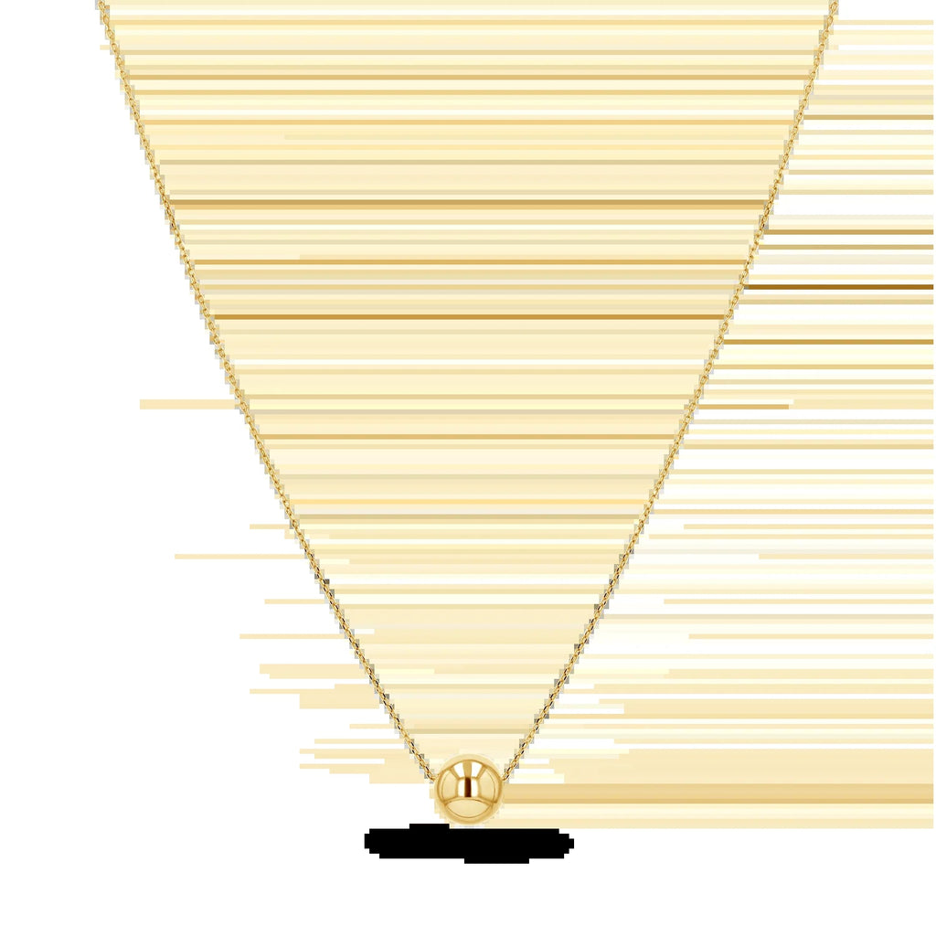 Solitaire Ball Slider Necklace - My Store