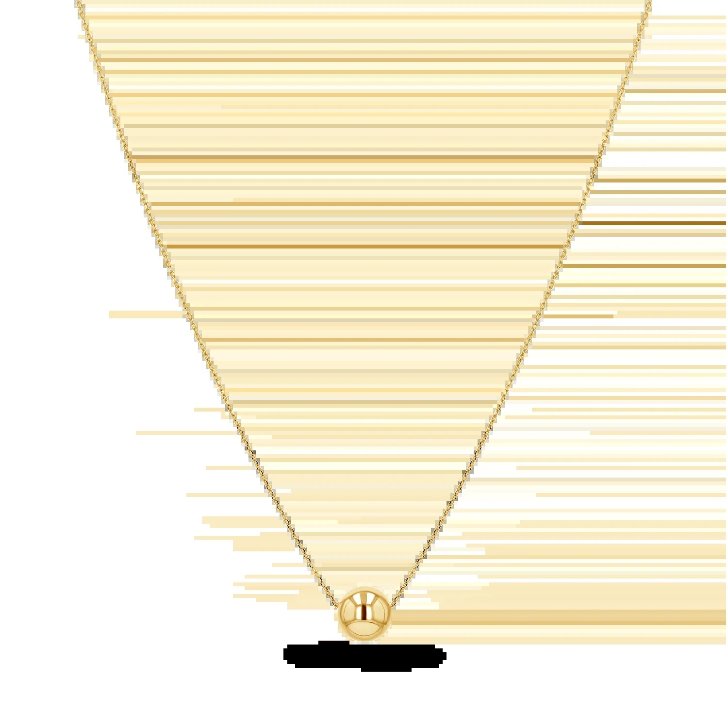 Solitaire Ball Slider Necklace - My Store