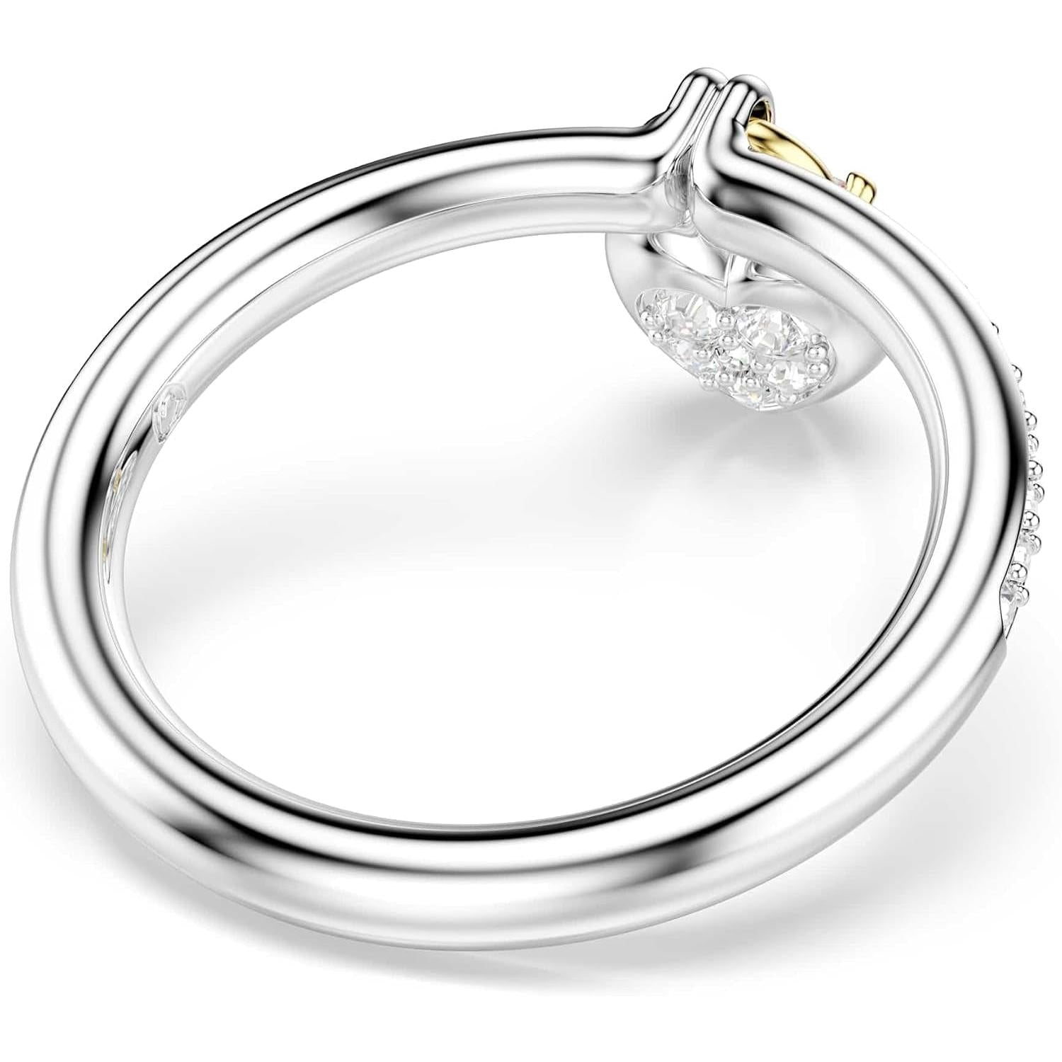 Swarovski Idyllia Motif Ring, Mixed Cuts, Heart, Multicolored, Mixed Metal Finish - My Store