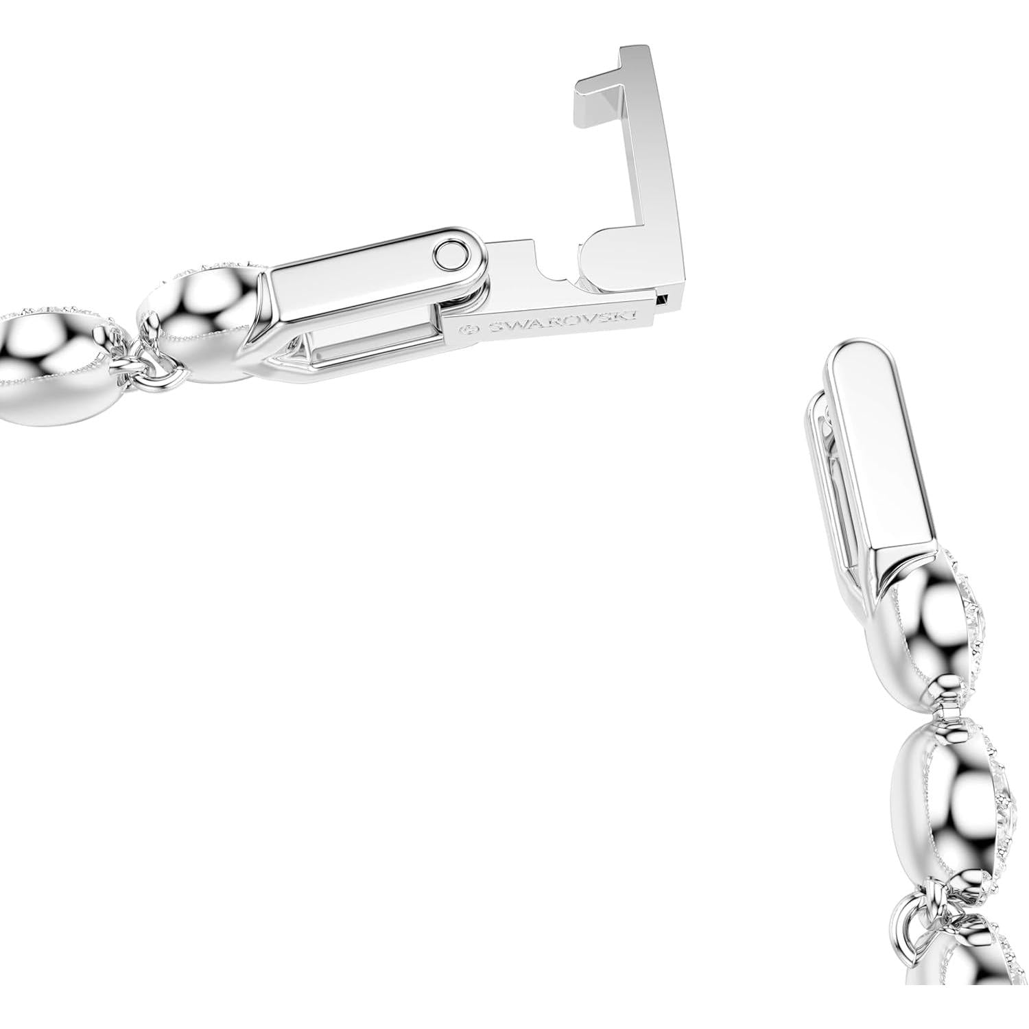 Swarovski Una Angelic Bracelet with White Crystals on a Rhodium Plated Setting - My Store