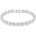 Swarovski Una Angelic Bracelet with White Crystals on a Rhodium Plated Setting - My Store