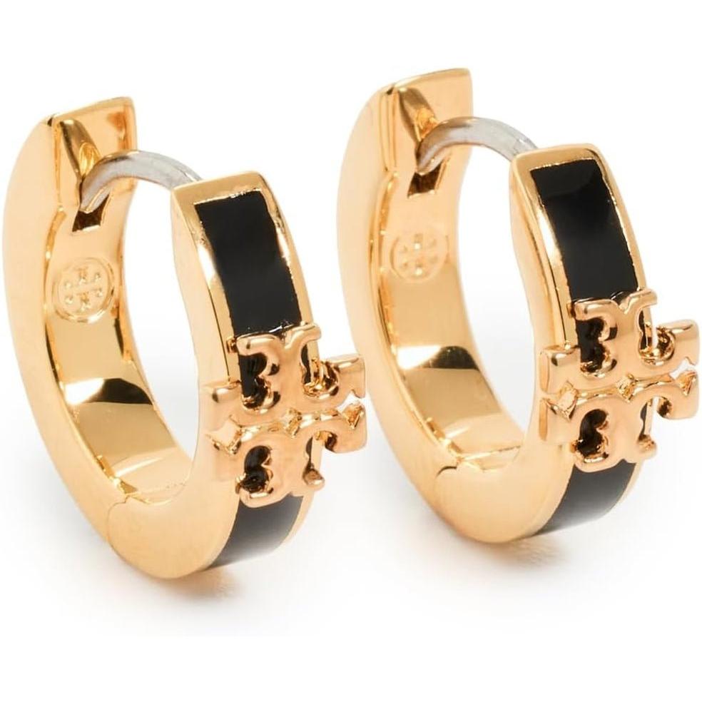 Tory Burch Women'S Icon Enamel Huggie Earrings - My Store
