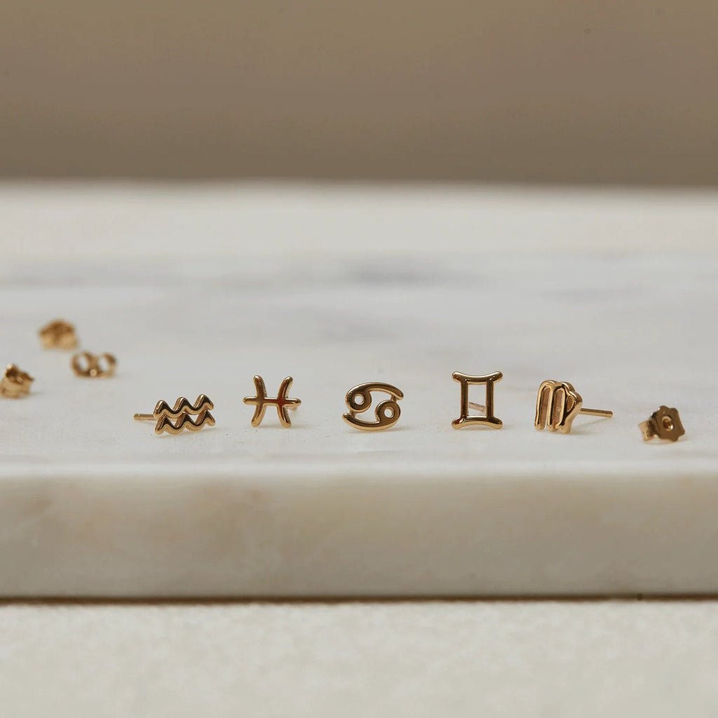 Zodiac Stud Earrings - My Store